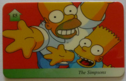 SIMPSONS - BART / HOMER - Héros De Série TV / BD - Phonecard - Carte Téléphonique Anglaise à  Code - Stripverhalen