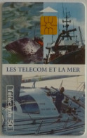 BATEAU / ANIMAL MARIN - Les Télécoms Et La Mer / Musée Pleumeur Bodou - Océanopolis- XVII - Télécarte 50 - Barcos