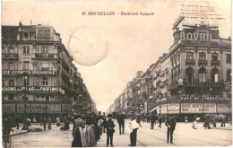 CPA Carte Postale Belgique Bruxelles  Boulevard Anspach 1909  VM76846 - Avenues, Boulevards