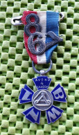 Medaille - Avondvierdaagse N.N.W.B. Noord Nederlandse Wandelbond ( Alu.) + 6+7+8  .-  Original Foto  !! Medallion Dutch - Sonstige & Ohne Zuordnung
