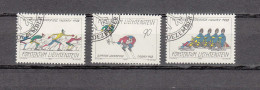 LIECHTENSTEIN 1987     N° 874 à 876    OBLITERES  CATALOGUE  ZUMSTEIN - Gebraucht