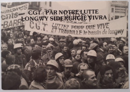 LONGWY (54 Meurthe Et Moselle) - Syndicat CGT / Manifestation Contre Intervention Policière à La Chiers / Janvier 1979 - Manifestaciones