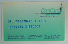 GERMANY - ComCard - Managing Director - Smart Card Demo - Andere & Zonder Classificatie