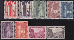 Belgie  .   OBP   .    258/266 (2 Scans)    .   **    .   Postfris    .   /   .    Neuf Avec Gomme Et SANS Charnière - Unused Stamps