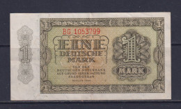 GERMANY  - 1948 1 Mark Circulated Banknote As Scans - 1/2 Mark