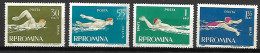 ROUMANIE     -    1963  .  Série   NATATION       -     Neufs * - Natación