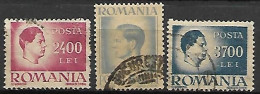 ROUMANIE     -     ROI  MICHEL   -   LOT  Oblitérés. - Used Stamps