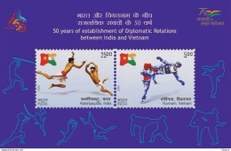 India 2023 India – Vietnam Joint Issue Souvenir Sheet MNH As Per Scan - Joint Issues