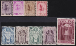 Belgie  .   OBP   .    342/350  (2 Scans)      .    *    .   Ongebruikt Met Gom   .   /   .    Neuf Avec Gomme - Unused Stamps