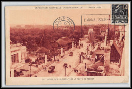 49688 N°270 Avenue Des Colonies Vers La Porte Neuilly Exposition Coloniale Paris 1931 France Carte Maximum (card) - 1930-1939