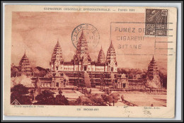 49703 N°271 Temple D'angkor Vat Cambodge Cambodia Exposition Coloniale Paris 1931 France Carte Maximum (card) - 1930-1939