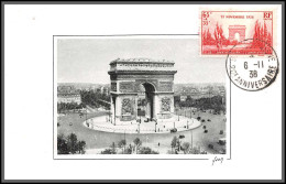 49801 N°403 Arc De Triomphe 6/44/1938 Haudroy France Carte Maximum (card) édition YVON - 1930-1939