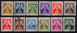 Boheme Et Moravie 1943 Mi D 13-24 (Yv TS 13-24), Obliteré - Used Stamps