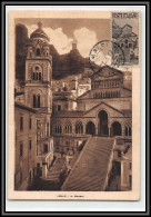 56982 N°504 Cathédrale Amalfi Chiesa Church Duomo  1947 Italia Italie Italy Carte Maximum (card) Collection Lemaire - Maximumkaarten