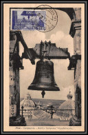 56986 N°508 Pisa Campanile Campanile Pise 7/7/1947 Italia Italie Italy Carte Maximum (card) Collection Lemaire Berretta - Maximumkaarten