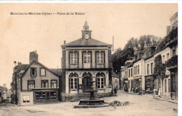 Moulins-la-Marche Animée Place De La Mairie Commerces - Moulins La Marche