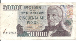 ARGENTINE 50000 PESOS ND1979-83  VF P 307 - Argentina