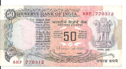 INDE 50 RUPEES ND1978 VF P 84 J - Inde