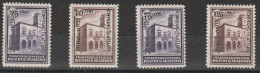 363 - San Marino - 1933 - Convegno Filatelico Di San Marino, Soprastampati N. 176/179. Cert. Raybaudi. Cat. € 1625,00MNH - Ungebraucht