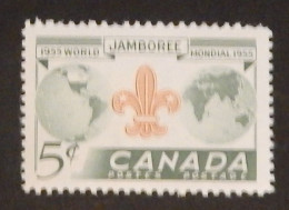 CANADA YT 283 NEUF**MNH" SCOUTISME" ANNÉE 1955 - Unused Stamps