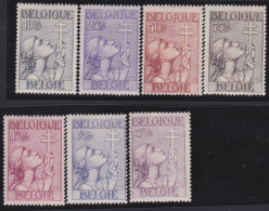 Belgie  .   OBP   .    377/383   (2 Scans)      .    *    .   Ongebruikt Met Gom   .   /   .    Neuf Avec Gomme - Unused Stamps