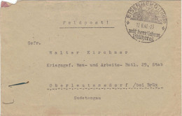 Kirchner Eisenberg 1942 > Kriegsgefangenen Bau- & Arbeits-Bataillon Oberleutensdorf Bei Brüx Sudetengau - Courriers De Prisonniers