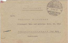 Kirchner Eisenberg 1942 > Kriegsgefangenen Bau- & Arbeits-Bataillon Oberleutensdorf Bei Brüx Sudetengau - Prisoners Of War Mail