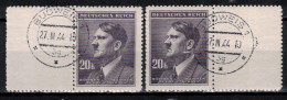 Boheme Et Moravie 1942 Mi 108 Zf (Yv 96 Avec Vignette), Obliteré, - Used Stamps