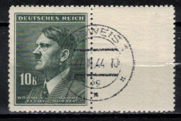 Boheme Et Moravie 1942 Mi 107 Zf (Yv 95 Avec Vignette), Obliteré, - Used Stamps