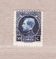 1921 Nr 187* Met Scharnier.Koning Albert I.Montenez 50c. - 1921-1925 Montenez Pequeño