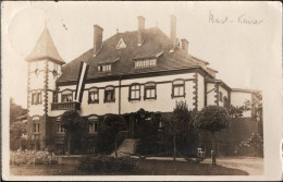 ! 1917 Alte Ansichtskarte, Foto, Photo Aus Bast In Pommern, Łekno (Będzino), Gutshaus, Schloss Kasimirsburg, Autograph - Polen