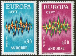 Andorre Français Europa CEPT 1972 MNH Yv 217/8 Cote 40 Euros - 1972