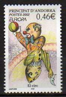 Andorre Français Europa CEPT 2002 MNH Yv 569 Cote 2 Euros - 2002