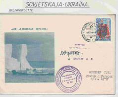 Russia MS Sovjetskaja Ukraina Walfangflotte Ca 30.05.1982 (OR211B) - Navires & Brise-glace