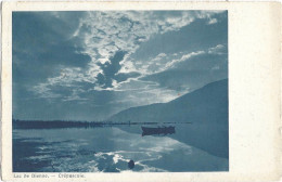 Lac De Bienne Crépuscule 1933 Rare - Bienne