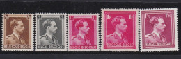 Belgie  .   OBP   .  5 Zegels    .   **    .   Postfris    .   /   .    Neuf Avec Gomme Et SANS Charnière - Unused Stamps