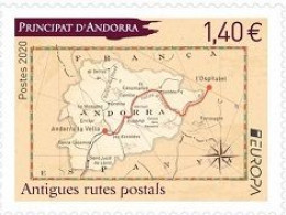 Andorre Français Europa CEPT 2020 MNH Yv 844 Cote 3 Euros - 2020