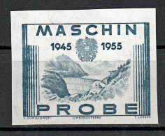 Probedruck Test Stamp Specimen Maschinprobe Staatsdruckerei Wien Mi. Nr. 1016 - Proeven & Herdruk