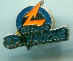 PIN'S - ELECTRICITE - GROUPE J.P. FAUCHE - EDF GDF