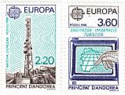 Andorre Français Europa CEPT 1988 MNH Yv 369/0 Cote 13 Euros - 1988