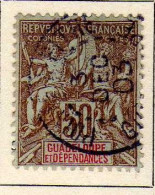 Guadeloupe - (1900-01) -   50 C. Type Groupe - Oblitere - Gebraucht