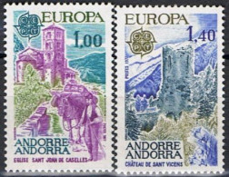 Andorre Français Europa CEPT 1977 MNH Yv 261/2 Cote 22 Euros - 1987