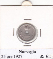 NORVEGIA 25 ORE  ANNO 1927 COME DA FOTO - Norvège