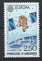 Andorre Français Europa CEPT 1991 MNH Yv 402 Cote 10 Euros - 1991