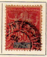 Guadeloupe - (1892) -  50 C.Type Groupe -  Oblitere - Gebraucht