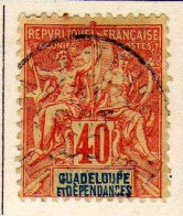 Guadeloupe - (1892) -  40 C.Type Groupe -  Oblitere - Oblitérés