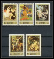 065 - Fujeira - MNH ** Mi N° 1006 /1010 A Tableau (tableaux Gauguin French Paintings) Nus (nudes)  - Fujeira