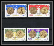097 - Manama - MNH ** Mi N° 121 / 124 A Jeux Olympiques (summer Olympic Games Gold Medalists) Mexico 68 - Manama