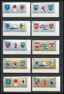 100a - Sharjah - MNH ** N° Mi 825 / 834 B Non Dentelé (Imperf) Jeux Olympiques (winter Olympic Games) Sapporo 72 - Hiver 1972: Sapporo