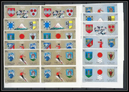 100b Sharjah MNH ** N° 825 / 834 B Non Dentelé (Imperf) Jeux Olympiques (winter Olympic Games) Sapporo 72 Bloc 4 - Winter 1972: Sapporo